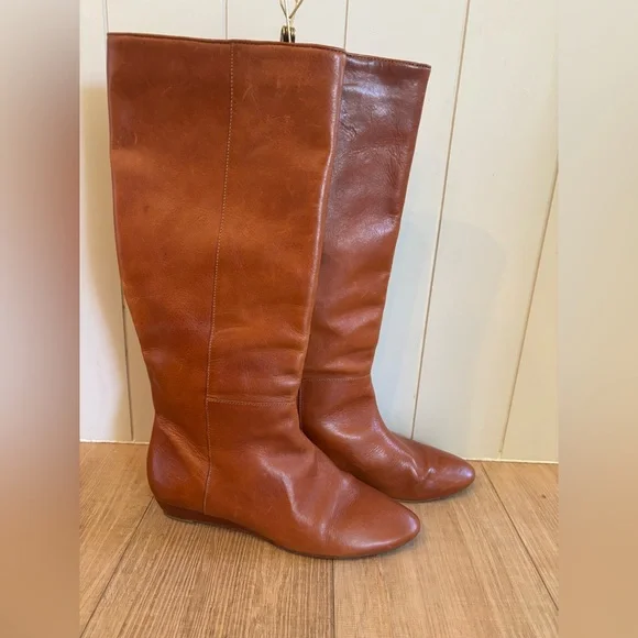 Loeffler Randall Maltilde Riding Boots Cognac - Picture 3 of 13